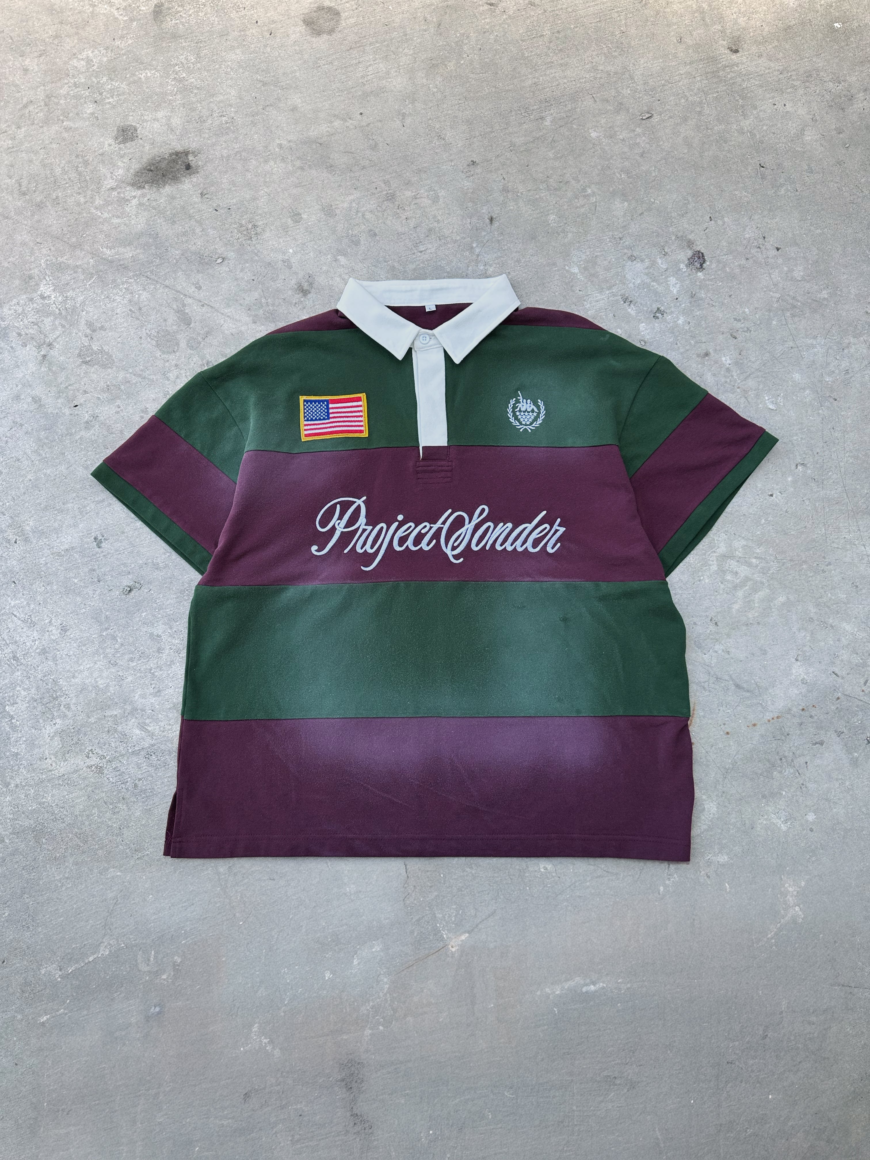 COLLEGE DROPOUT POLO [FOREST GREEN}
