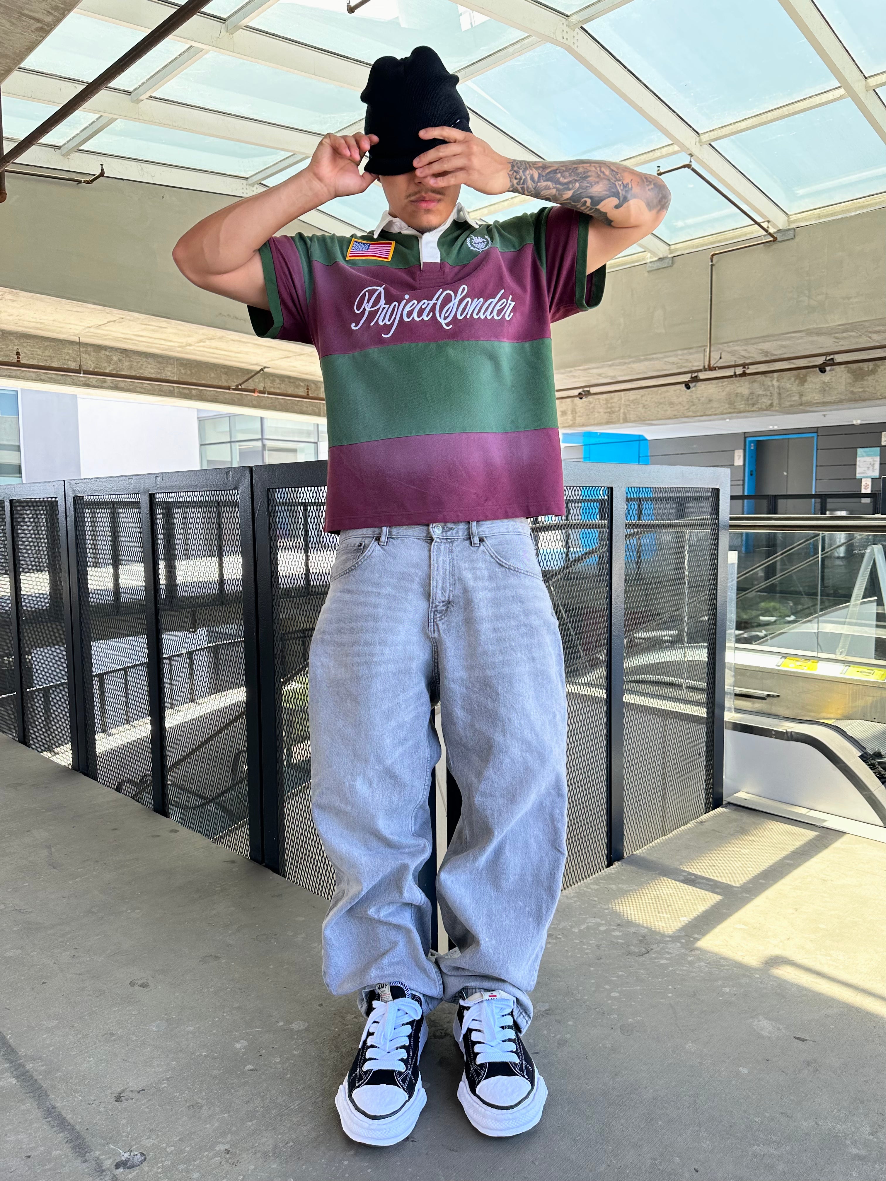 COLLEGE DROPOUT POLO [FOREST GREEN}