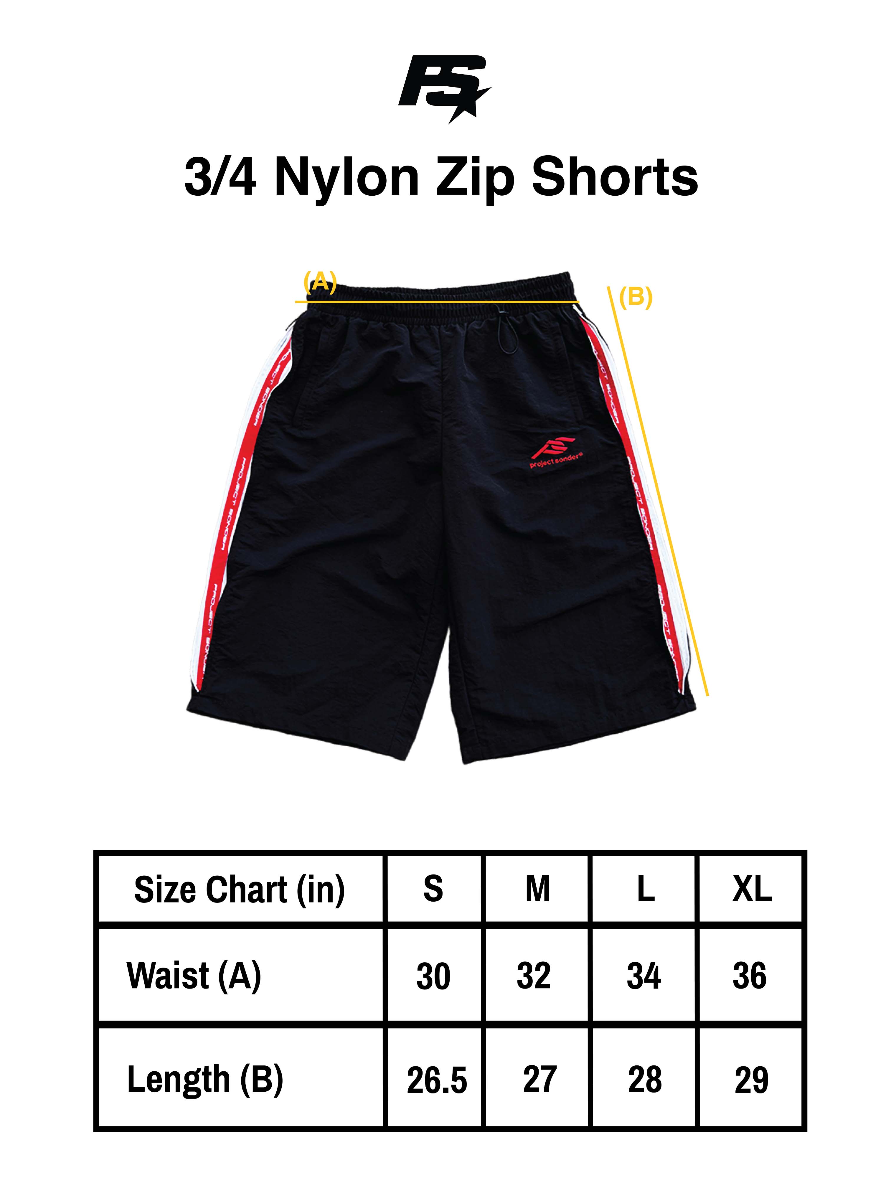 3Q NYLON SHORTS